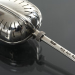 Victorian silver "Teaette" tea infuser spoon