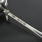 Victorian silver "Teaette" tea infuser spoon