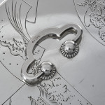 Handmade 3-drawer Japanese Meiji silver jewel box