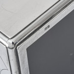 Handmade 3-drawer Japanese Meiji silver jewel box