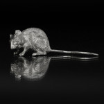 Sterling silver mouse running