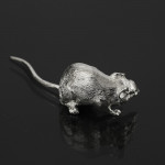 Sterling silver mouse running