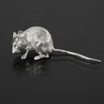 Sterling silver mouse running