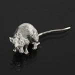 Sterling silver mouse running