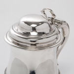 George II style bellied silver tankard
