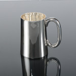 Classic antique silver pint mug