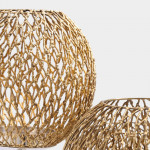 Mid-century sterling silver & silver-gilt silver candelabrum suite