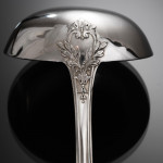 Antique 1st standard French La Regence pattern cutlery set for 12 in canteen