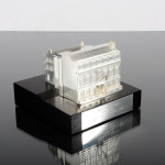 City of London Club sterling silver scale model