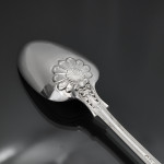 Set Queen's pattern sterling silver cutlery for 12 by George Adams