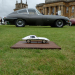Bespoke: handmade sterling silver Jaguar E-Type model