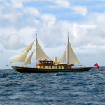 Bespoke: sterling silver model motor yacht "Atlantide"