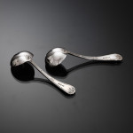 Canteen set of Ribbon Reed & Oakleaf sterling silver cutlery for 12