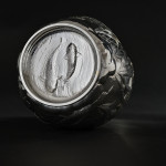 Limited edition silver & gilt vase by Anastasse Georgiou