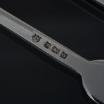 Set of six sterling silver lobster picks