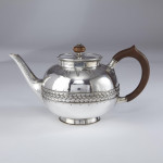 Antique Arts & Crafts sterling silver teapot by Liberty