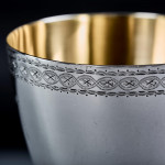 George III neoclassical sterling silver goblet