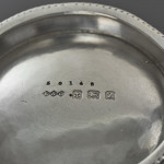 Antique Arts & Crafts sterling silver sugar bowl & cream jug set