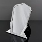 Handmade Art Deco sterling silver dressing table mirror
