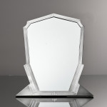Handmade Art Deco sterling silver dressing table mirror