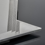 Handmade Art Deco sterling silver dressing table mirror