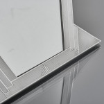 Handmade Art Deco sterling silver dressing table mirror