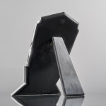 Handmade Art Deco sterling silver dressing table mirror