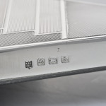 Handmade Art Deco sterling silver dressing table mirror