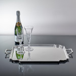 George II style sterling silver serving tray