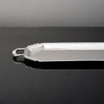 Mid-century sterling silver drinks serving tray in the Art Deco style