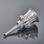 Victorian antique sterling silver wine funnel with interesting military history