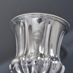 Victorian antique sterling silver wine funnel with interesting military history