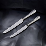 Edwardian one-date-&-maker Rattail sterling silver cutlery for 12