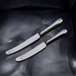 Edwardian one-date-&-maker Rattail sterling silver cutlery for 12