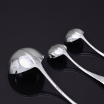 Excellent set of antique hand-forged one-date-&-maker Rattail pattern sterling silver cutlery for 12