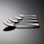 Canteen set of antique hand-forged Old English sterling silver cutlery set for 12