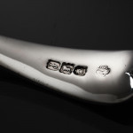 Canteen set of antique hand-forged Old English sterling silver cutlery set for 12