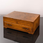 Canteen set of antique hand-forged Old English sterling silver cutlery set for 12