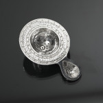 Handmade Arts & Crafts sterling silver tea strainer