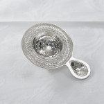 Handmade Arts & Crafts sterling silver tea strainer