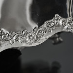 18th century style Edwardian sterling silver tea caddy