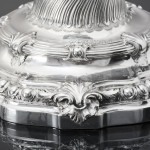 Pair of antique 1st standard French silver 5-light candelabra