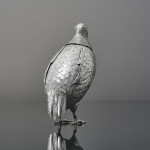 Edwardian sterling silver model of a partridge
