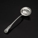 Rare set of hand-forged Princess No 2 sterling silver cutlery for 12 in fitted canteen