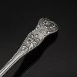 Rare set of hand-forged Princess No 2 sterling silver cutlery for 12 in fitted canteen