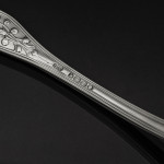 Rare set of hand-forged Princess No 2 sterling silver cutlery for 12 in fitted canteen