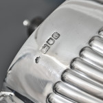 3-piece antique Queen-Anne-style sterling silver tea set