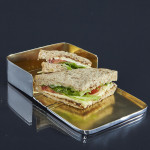 Victorian sterling silver lunch box