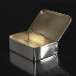 Victorian sterling silver lunch box
