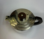 French Art Deco 1st standard silver teapot
